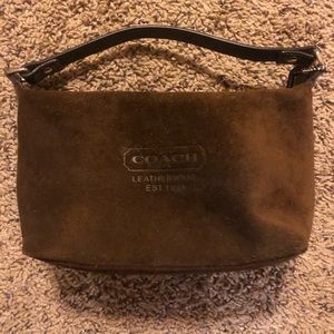 Brown Coach Clutch - $25 barley used